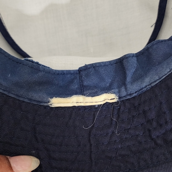 Dallas Cowboys Men's Vintage New Era Navy Blue Main Bucket Hat Front Logo Star - Picture 8 of 9